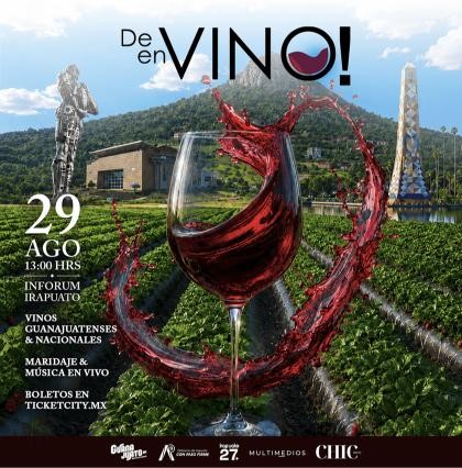 Festival De Vino en Vino en Irapuato con más de 12 bodegas, gastronomía regional y ambiente exclusivo
