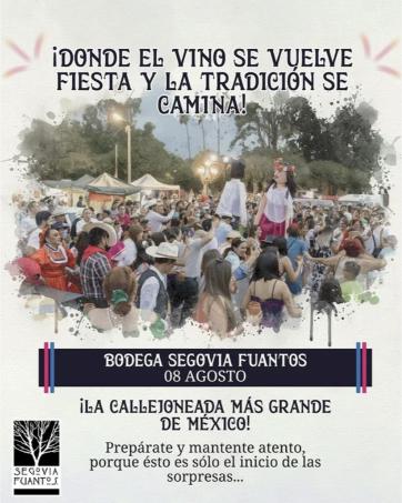 Vendimia Segovia Fuantos en Parras de la Fuente con celebración, callejoneada y ambiente festivo